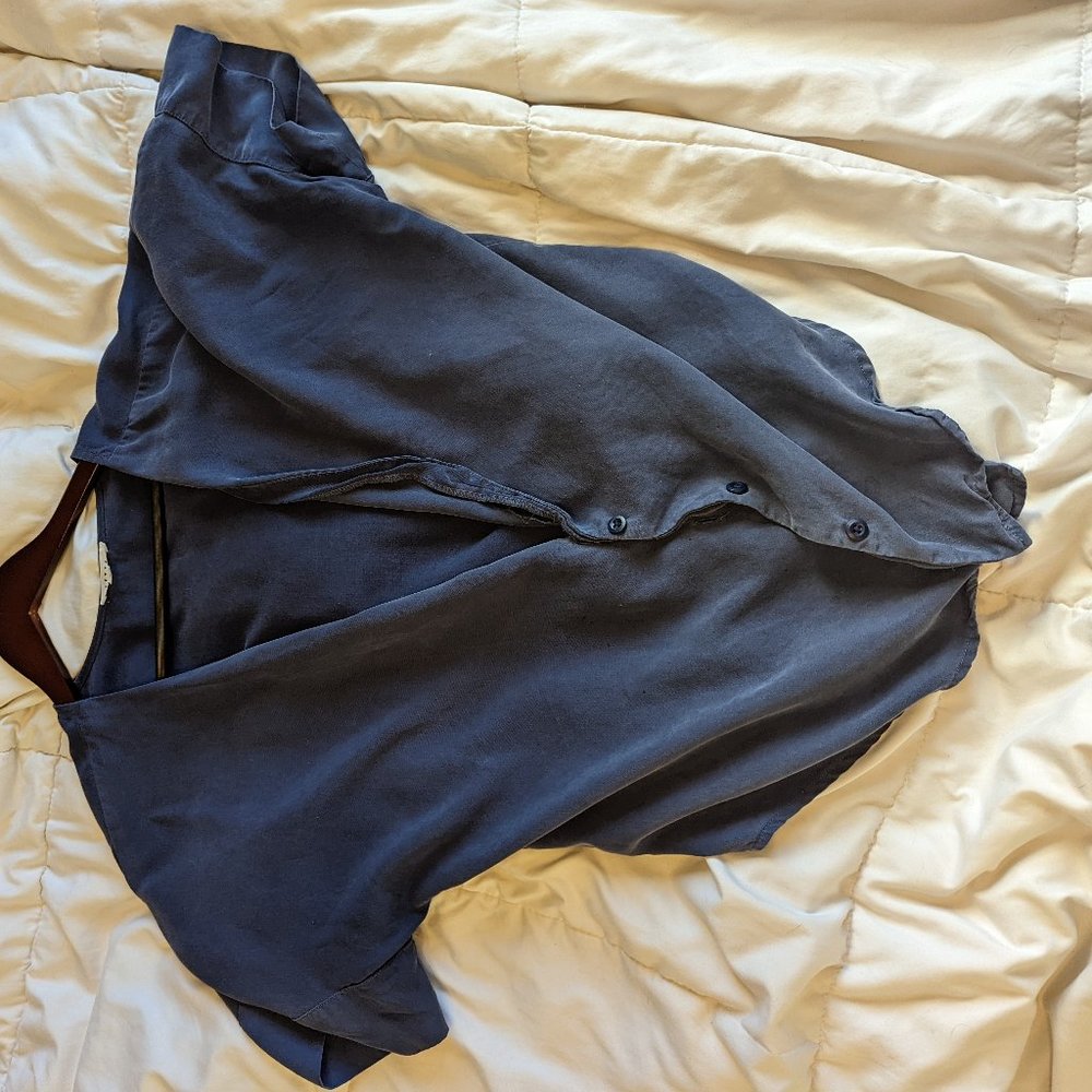 Vetta Tie in Front Button Up